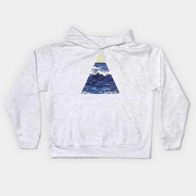 Waves Kids Hoodie by alyrill_